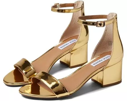 Туфли Steve Madden Irenee Heeled Sandal, цвет Gold Foil