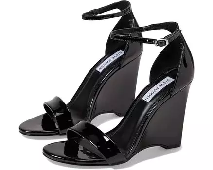 Туфли Steve Madden Mallor Wedge Sandal, цвет Black Patent