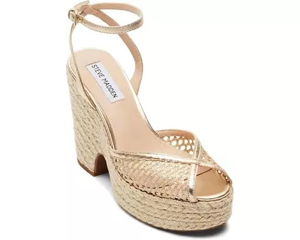 Туфли Steve Madden Sydnee, цвет Gold Raffia