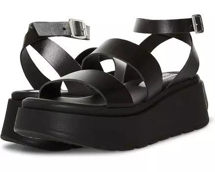 Туфли Steve Madden Tenysi Wedge Sandal, черная кожа