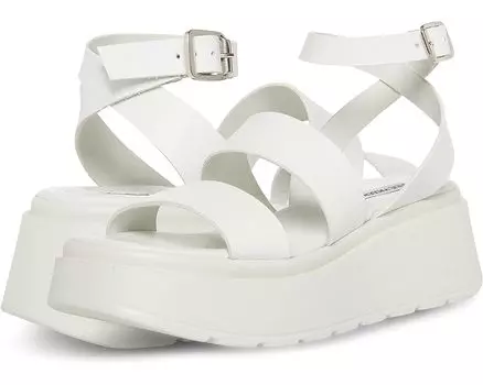 Туфли Steve Madden Tenysi Wedge Sandal, цвет White Leather