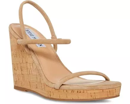 Туфли Steve Madden Udell Wedge Sandal, цвет Tan Suede