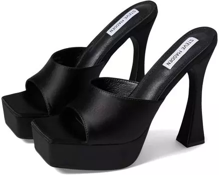 Туфли Steve Madden Vineyard Heeled Sandal, цвет Black Satin