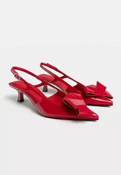 Туфли Stradivarius, красный