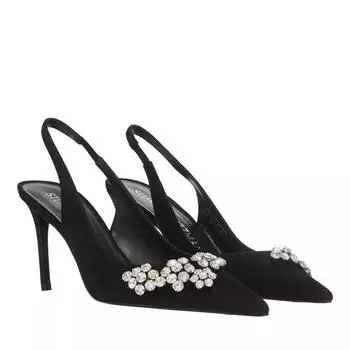 Туфли stuart crystal fleur 85 slingback Stuart Weitzman, черный