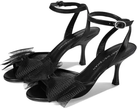 Туфли Stuart Weitzman Blushing Bow 75 San, черный