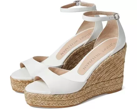 Туфли Stuart Weitzman Nudistcurve Espadrille Wedge, белый