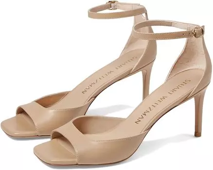 Туфли Stuart Weitzman Nudistia 75 Sandal, цвет Adobe