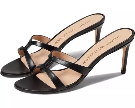 Туфли Stuart Weitzman Soiree Sleek 75 Sandal, черный