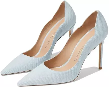 Туфли Stuart Weitzman Stuart 100 Scallop Pump, цвет Light