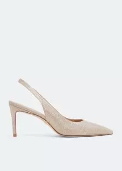 Туфли STUART WEITZMAN Stuart 75 sling pumps, золотой
