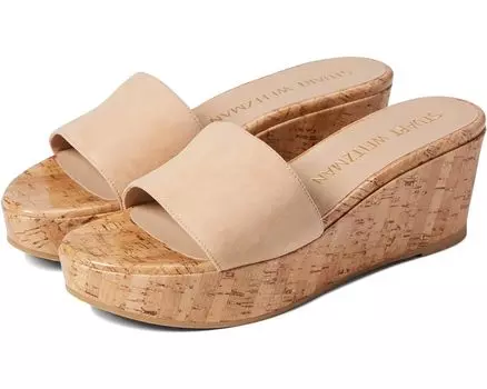 Туфли Stuart Weitzman Summer Wedge, цвет Adobe