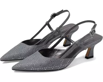 Туфли Stuart Weitzman Vinnie Xtal 50 Slingback, цвет Perla/Clear