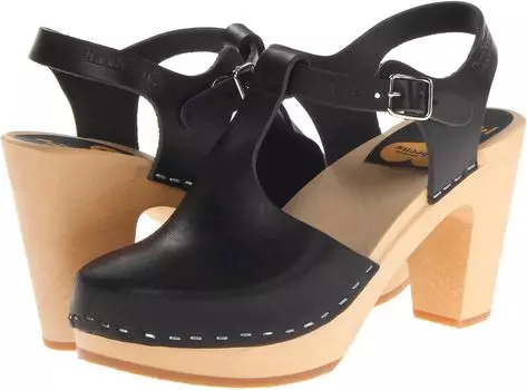 Туфли T-Strap Sky High Swedish Hasbeens, черный