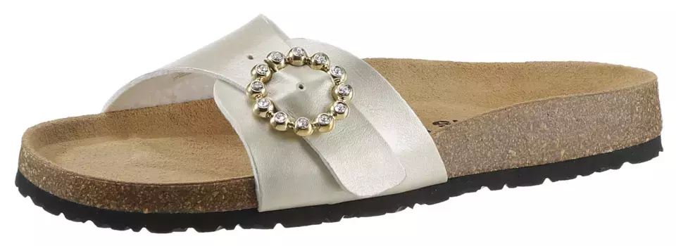 Туфли Tamaris со сверкающей пряжкой, цвет Goldfarben