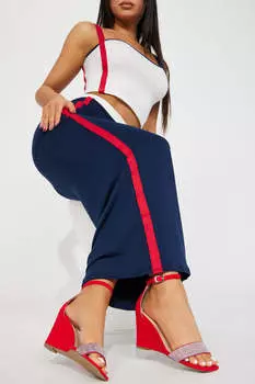 Туфли танкетки Fashion Nova KELLIE27, красный