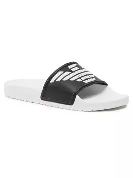 Туфли tap slide eagle Emporio Armani, черный