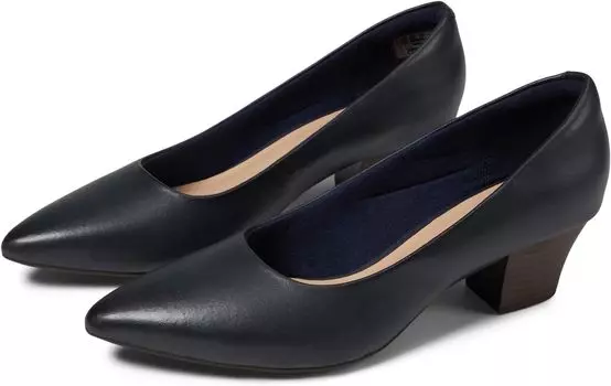 Туфли Teresa Step Clarks, цвет Navy Leather