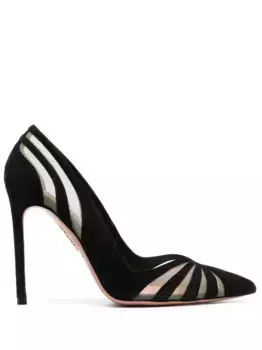 Туфли The Spy 105 Aquazzura, черный