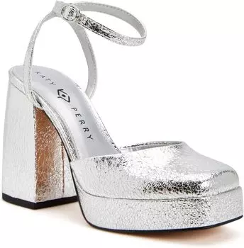 Туфли The Uplift Ankle Strap Katy Perry, цвет Silver