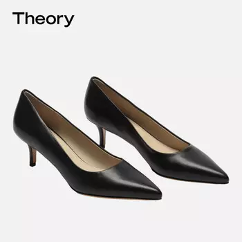 Туфли Theory на шпильке, черный