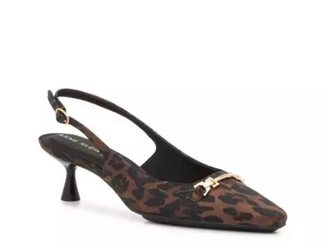Туфли Tilan Anne Klein, Brown/Black Leopard Print Fabric
