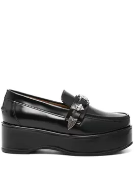Туфли Toga Pulla с бляшками, черный