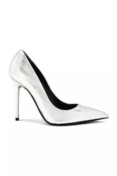 Туфли Tom Ford Printed Lizard Iconic T, серебряный