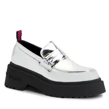 Туфли Tommy Jeans TjwChunky Metallic, серебро