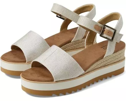 Туфли TOMS Diana WIDE, цвет Natural Wide Width Yarn Dye