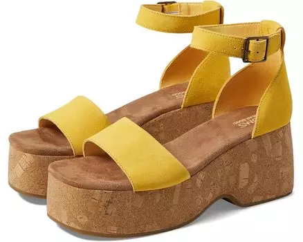 Туфли TOMS Laila, цвет Pineapple Yellow Suede