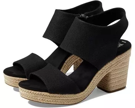Туфли TOMS Majorca Platform, цвет Black Basket Weave