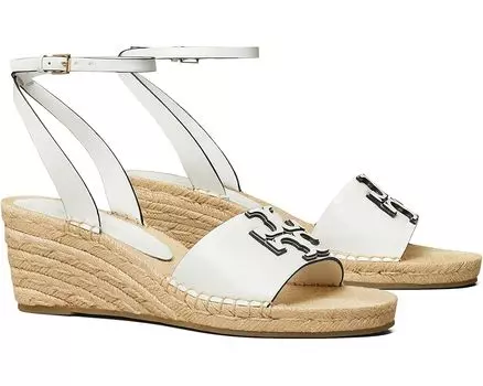 Туфли Tory Burch 50 mm Ines Wedge Espadrille, цвет Gardenia