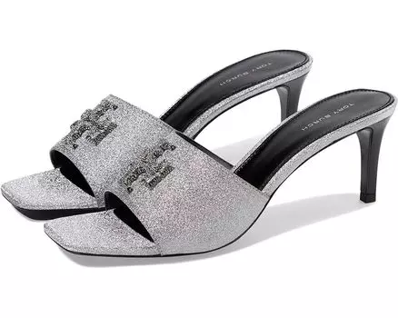 Туфли Tory Burch Eleanor Pave Mule Sandal 65Mm, цвет Diamond/Perfect Black