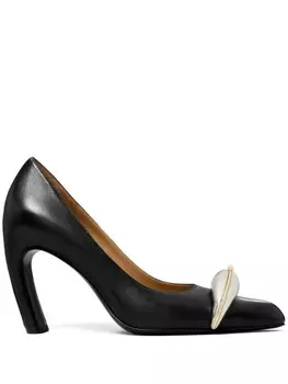 Туфли Tory Burch XL с перфорацией 90 мм, черный