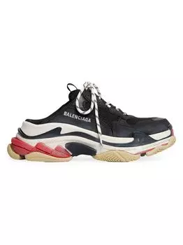 Туфли Triple S без задника Balenciaga, черный