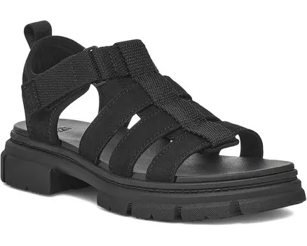 Туфли UGG Kids Ashton Multi Strap, черный