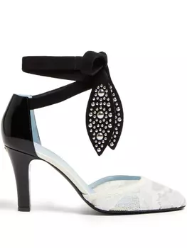 Туфли Valentino Garavani 85 мм из кожи, белый