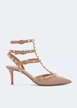 Туфли VALENTINO GARAVANI Rockstud pumps, нейтральный