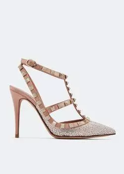 Туфли VALENTINO GARAVANI Rockstud pumps, розовый