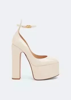 Туфли VALENTINO GARAVANI Tan-Go platform pumps, белый