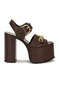 Туфли Valentino Garavani V Logo Chain, цвет Fondant