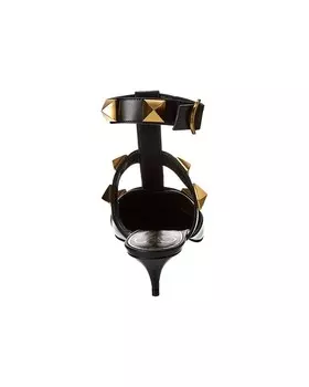 Туфли Valentino Roman Stud 40 с кожаным ремешком на щиколотке, черный