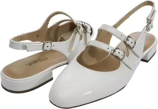 Туфли Vaneli Tiptoe, цвет White Patent