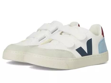Туфли VEJA Kids Small V-12 Chromefree, цвет Extra White/Multico Steel