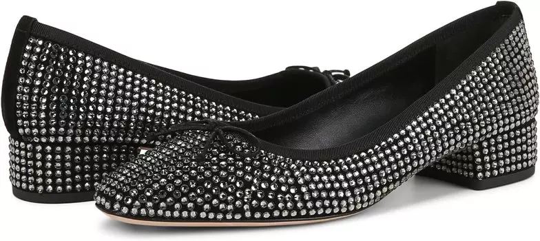 Туфли Veronica Beard Cecile Pumps, цвет Black Crystal Suede