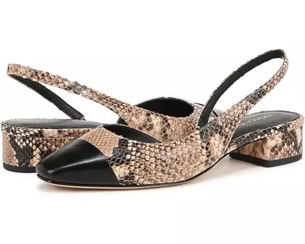 Туфли Veronica Beard Cecile Sling Slingbacks, цвет Latte/Black