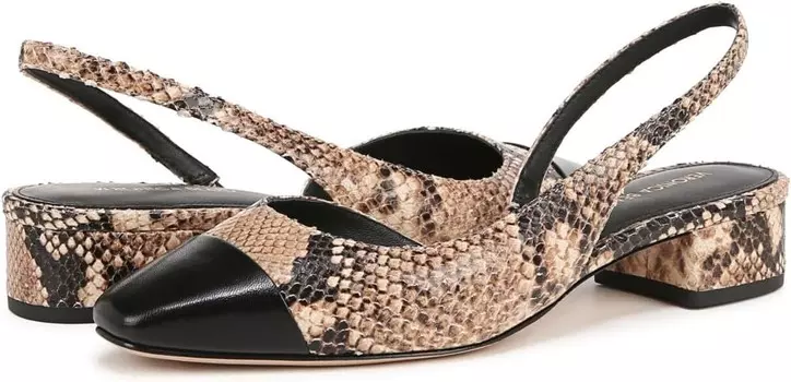 Туфли Veronica Beard Cecile Sling Slingbacks, цвет Latte/Black