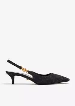 Туфли Versace Medusa '95 Slingback, черный