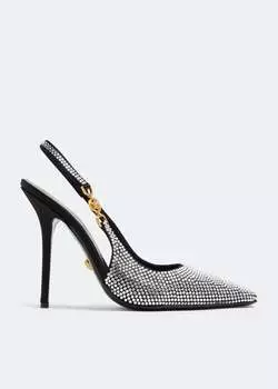 Туфли Versace Medusa '95 Slingback, черный